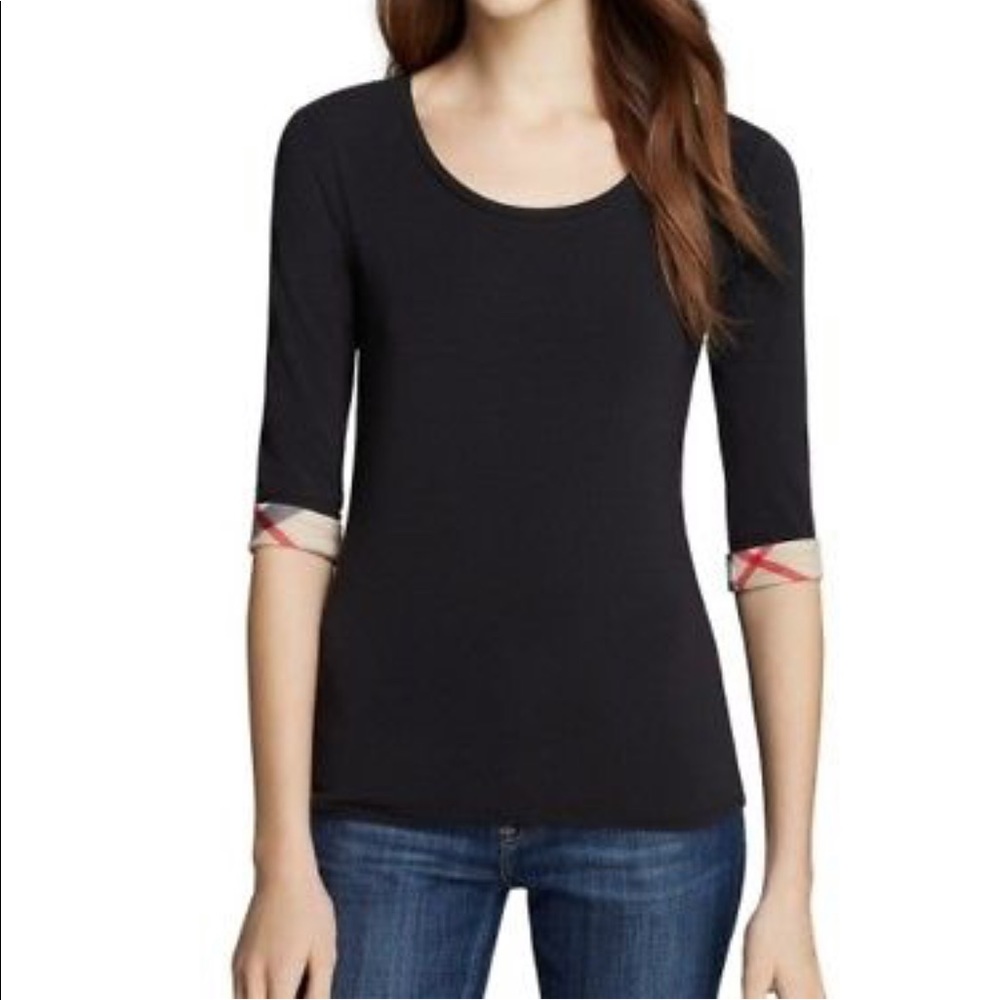 Burberry Brit 3/4 sleeve shirt